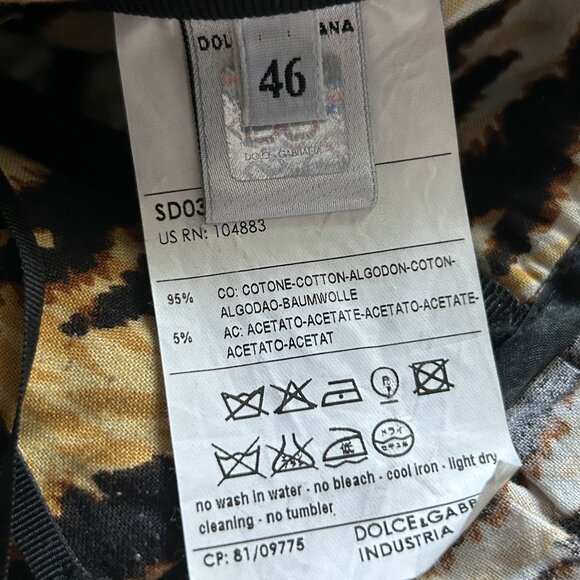 D&G Tiger Print Dress ASO Sharpay Evans & Katy Perry - Picture 12 of 12